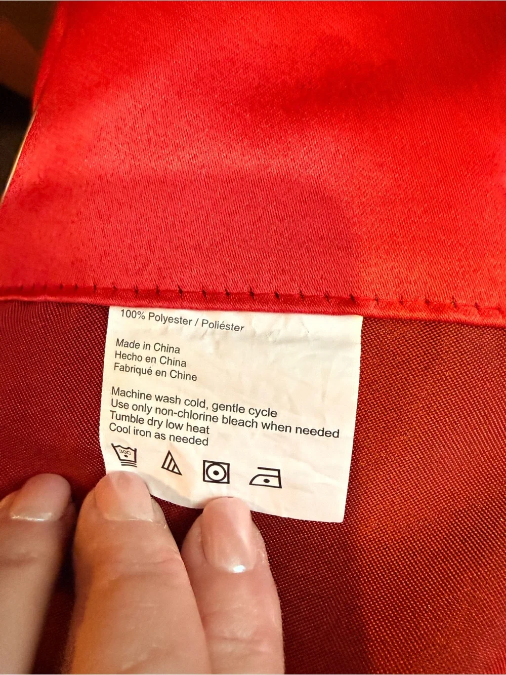 Classic Red Grommet Curtain Panels 52”x84”